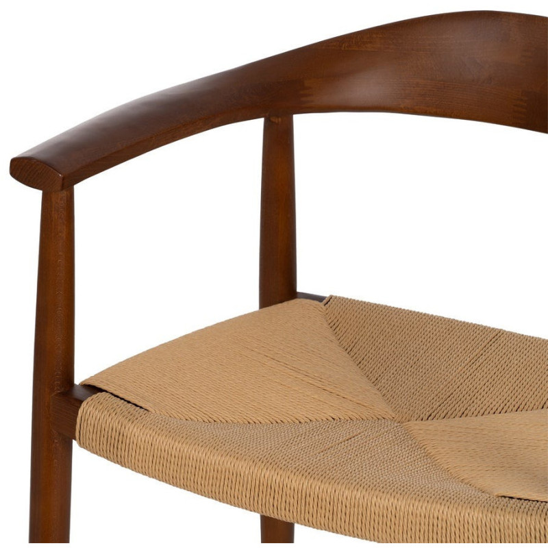 SILLA MARRÓN MADERA 63 X 44 X 77,50 CM 