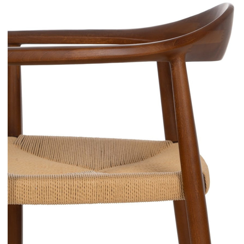 SILLA MARRÓN MADERA 63 X 44 X 77,50 CM 