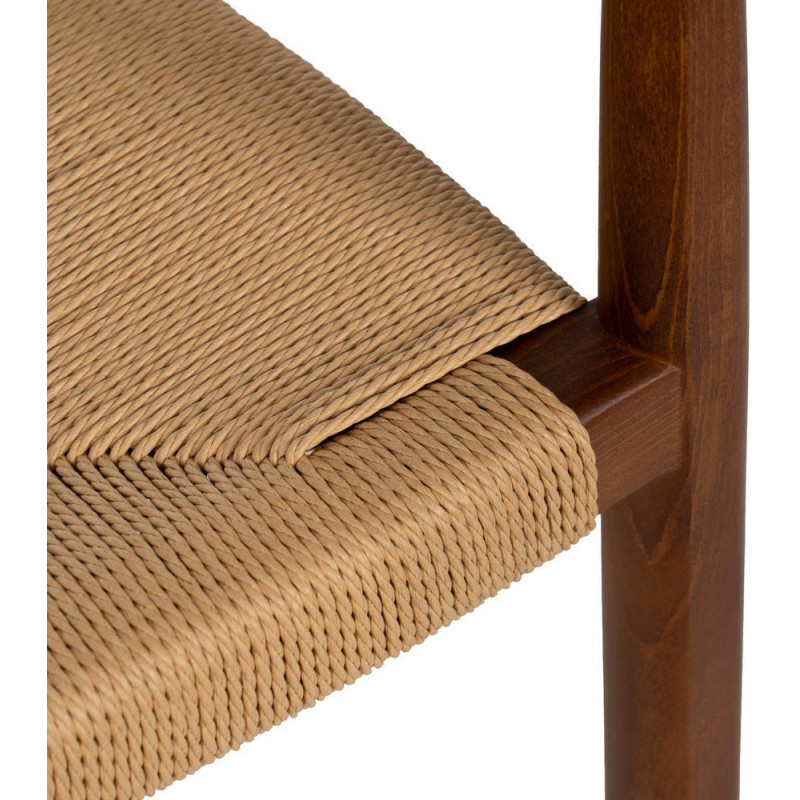 SILLA MARRÓN MADERA 63 X 44 X 77,50 CM 