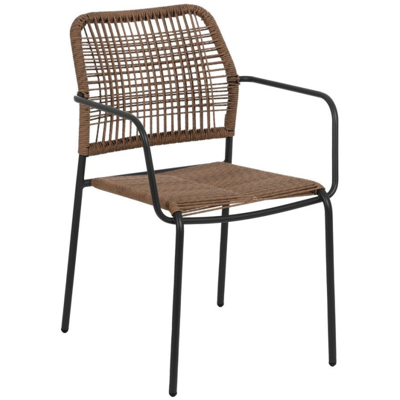 SILLA APILABLE ACERO EXTERIOR 53 X 63 X 78 CM 