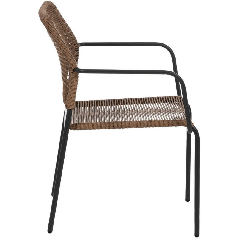SILLA APILABLE ACERO EXTERIOR 53 X 63 X 78 CM 