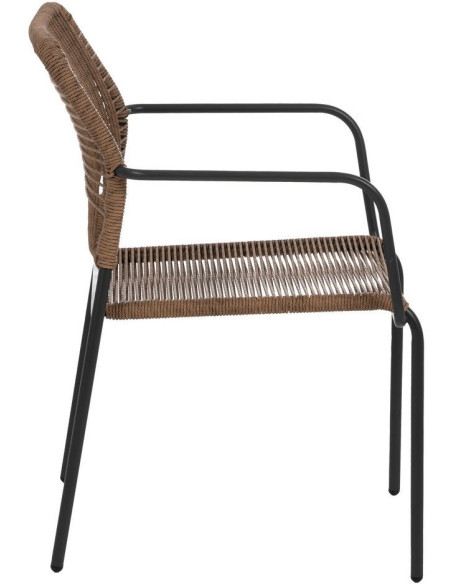 SILLA APILABLE ACERO EXTERIOR 53 X 63 X 78 CM 