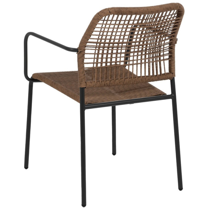 SILLA APILABLE ACERO EXTERIOR 53 X 63 X 78 CM 