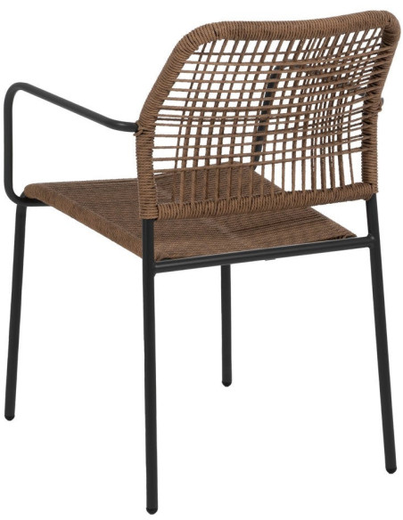 SILLA APILABLE ACERO EXTERIOR 53 X 63 X 78 CM 