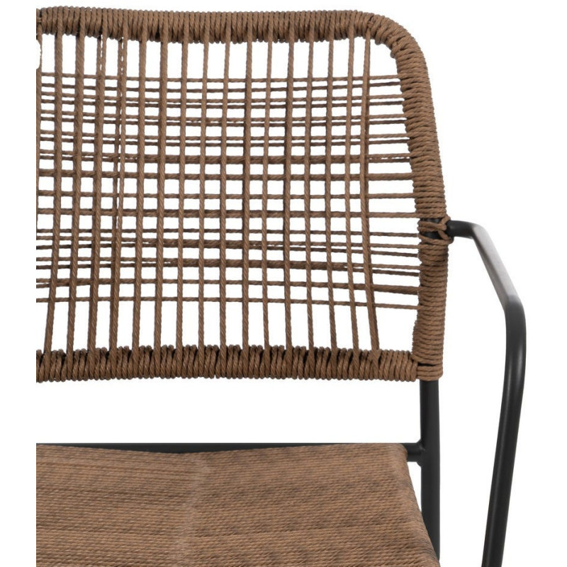 SILLA APILABLE ACERO EXTERIOR 53 X 63 X 78 CM 