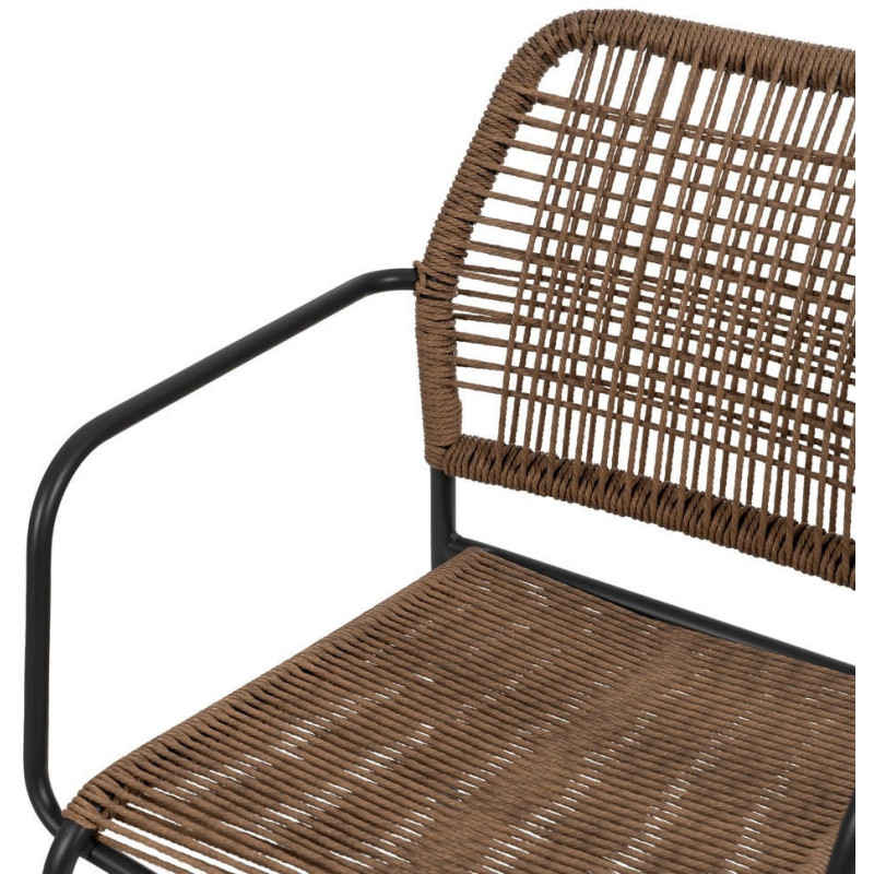 SILLA APILABLE ACERO EXTERIOR 53 X 63 X 78 CM 