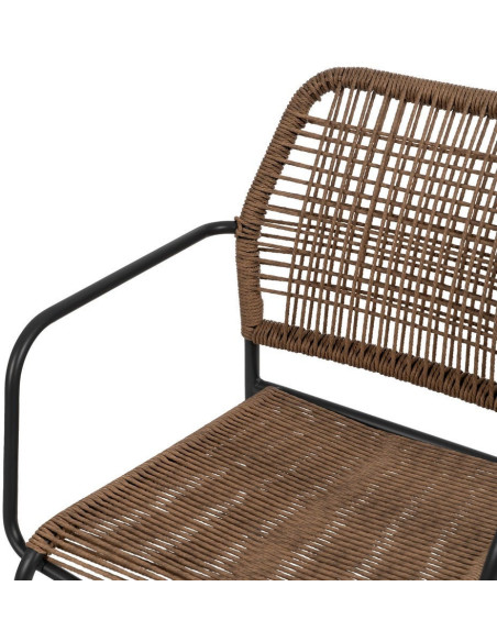 SILLA APILABLE ACERO EXTERIOR 53 X 63 X 78 CM 