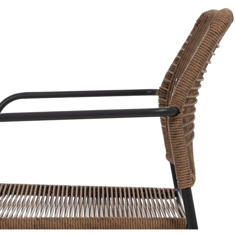 SILLA APILABLE ACERO EXTERIOR 53 X 63 X 78 CM 