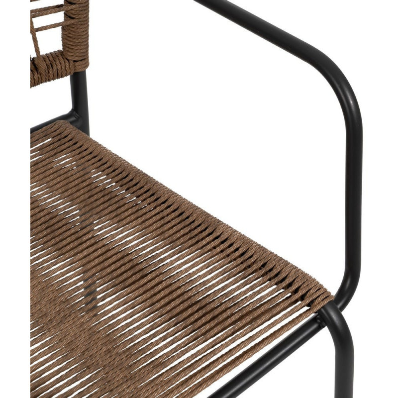 SILLA APILABLE ACERO EXTERIOR 53 X 63 X 78 CM 