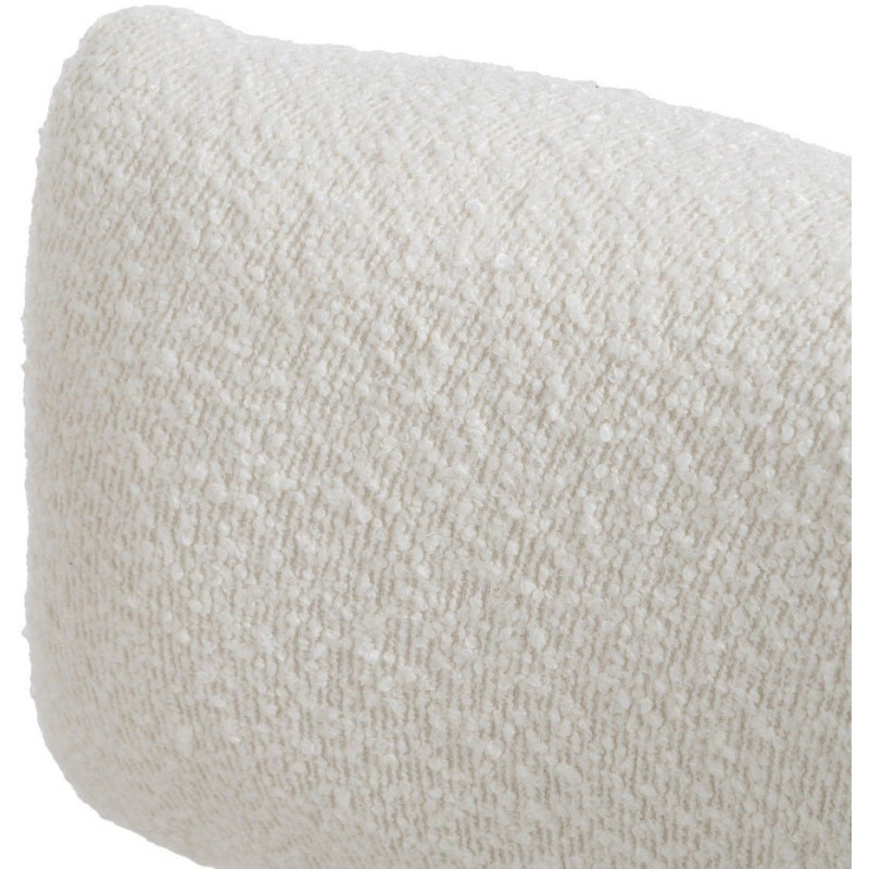 SILLÓN BLANCO-NATURAL MADERA DE CAUCHO 62 X 62 X 71 CM 