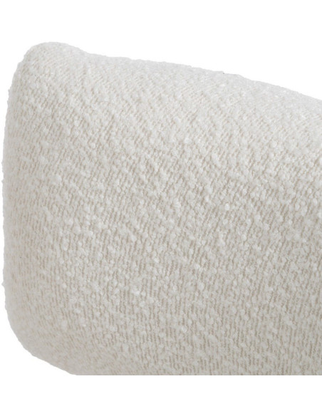 SILLÓN BLANCO-NATURAL MADERA DE CAUCHO 62 X 62 X 71 CM 