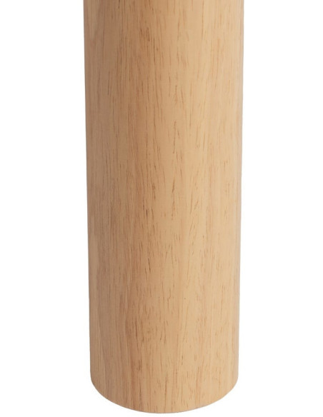 SILLÓN BLANCO-NATURAL MADERA DE CAUCHO 62 X 62 X 71 CM 