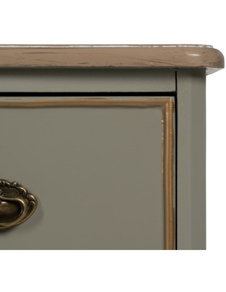 CÓMODA TAUPE MADERA 100 X 50 X 80 CM 