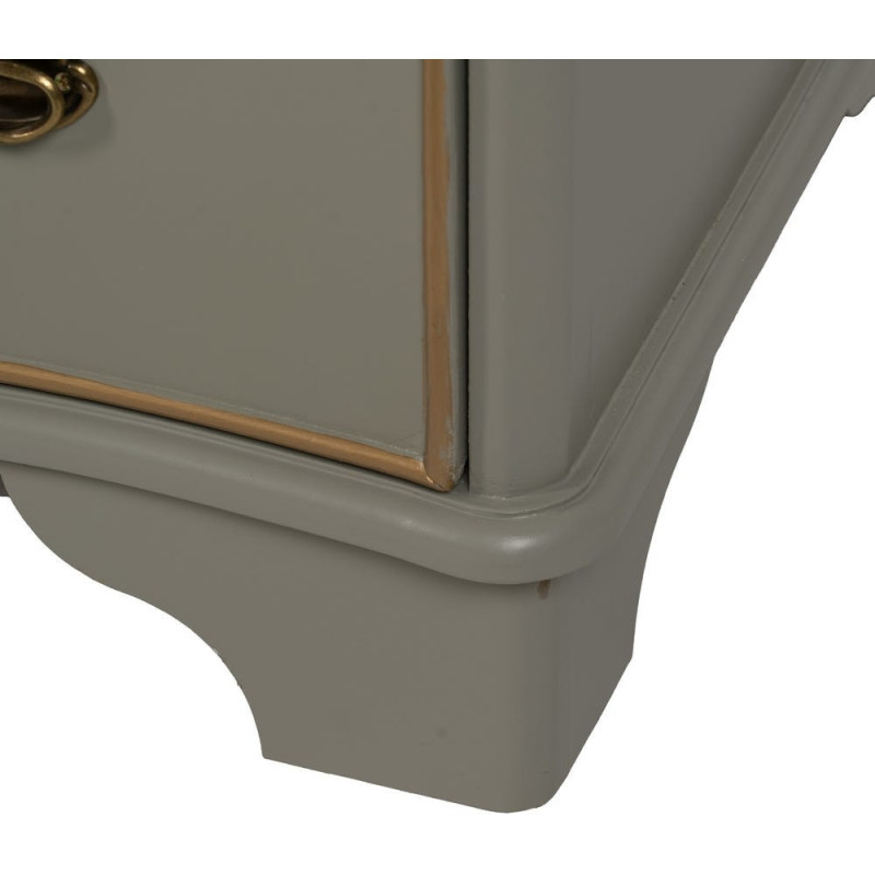 CÓMODA TAUPE MADERA 100 X 50 X 80 CM 