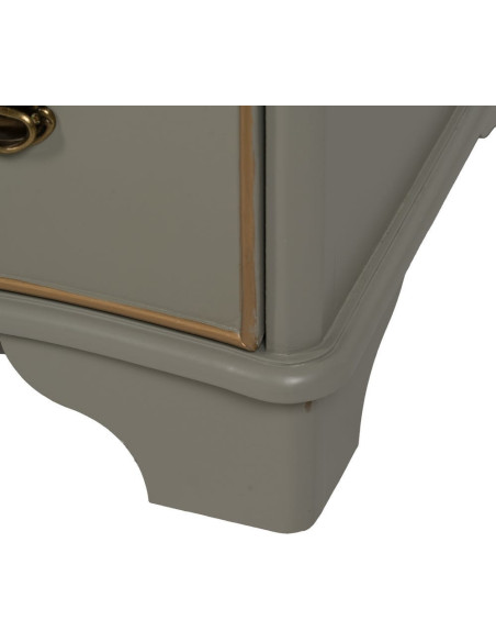 CÓMODA TAUPE MADERA 100 X 50 X 80 CM 