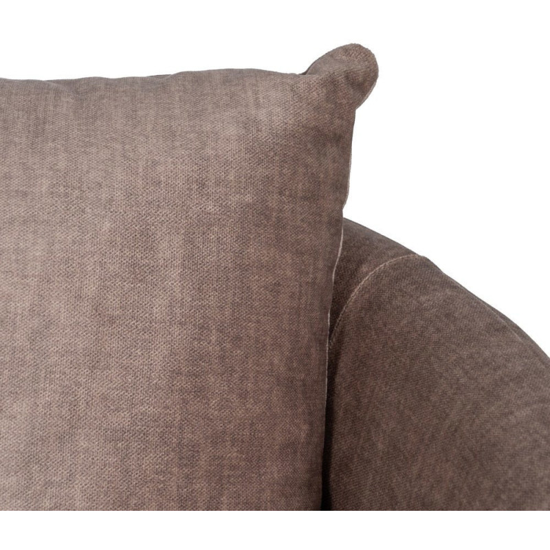 SILLÓN GIRATORIO TAUPE TEJIDO SALÓN 84 X 74 X 66 CM 
