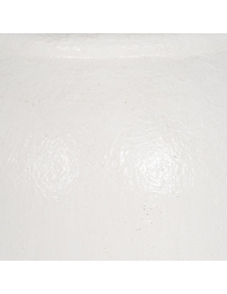 JARRÓN BLANCO FIBRA DE CEMENTO 38 X 38 X 100 CM 