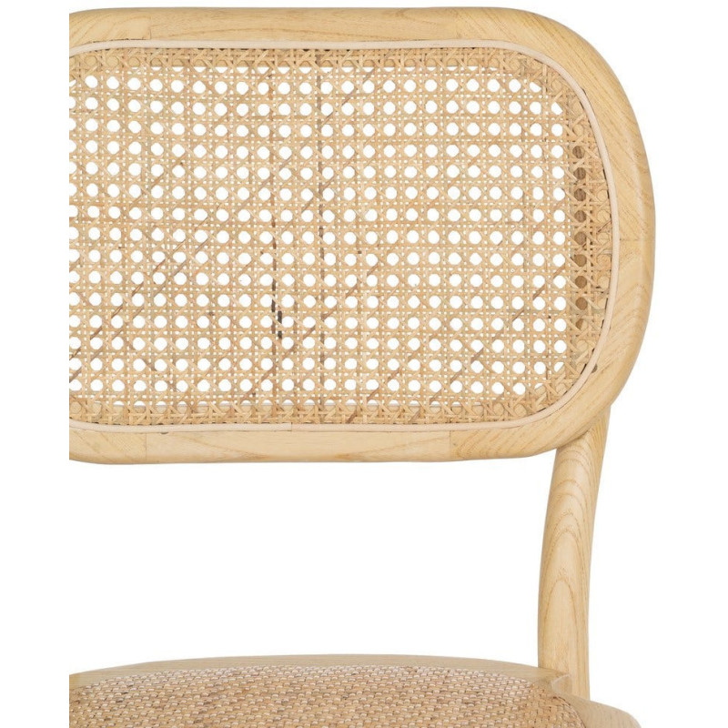 SILLA NATURAL MADERA DE OLMO SALÓN 45 X 41 X 88 CM 