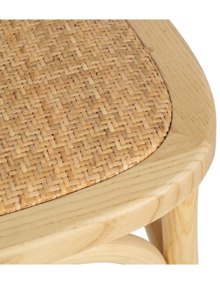 SILLA NATURAL MADERA DE OLMO SALÓN 45 X 41 X 88 CM 