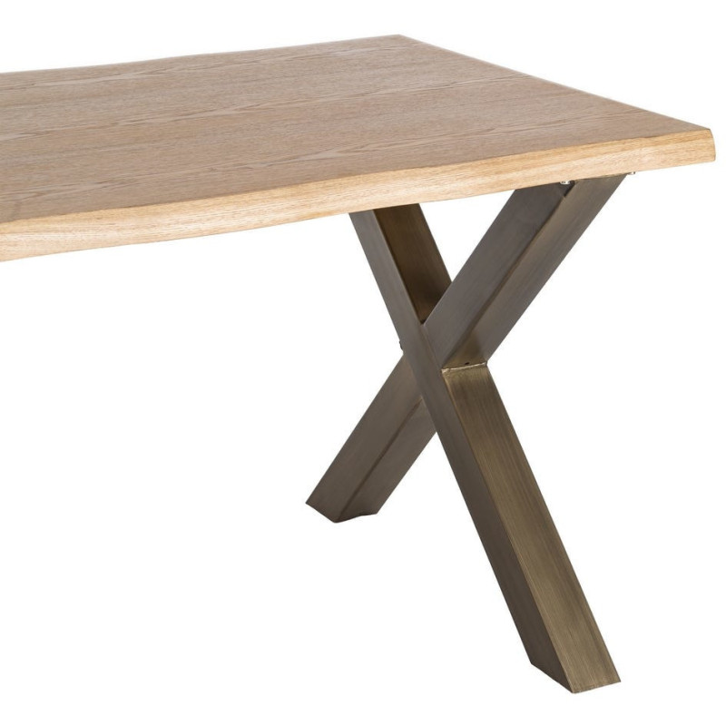 MESA COMEDOR DM-METAL SALÓN 180 X 90 X 77 CM 