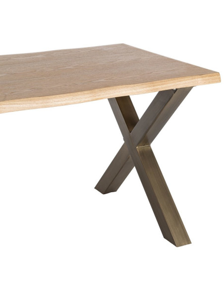 MESA COMEDOR DM-METAL SALÓN 180 X 90 X 77 CM 