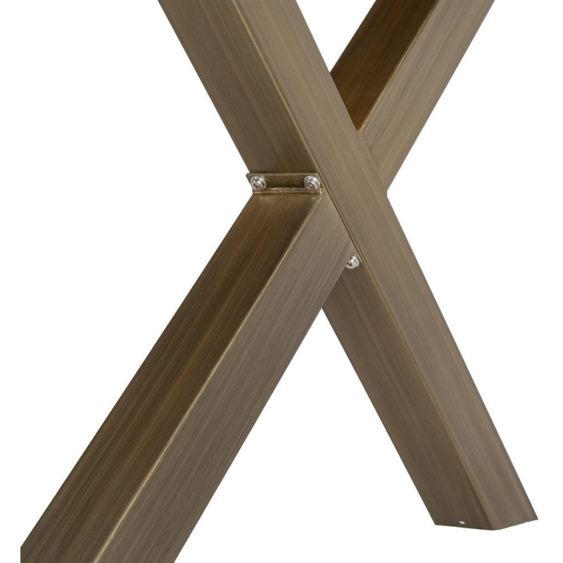 MESA COMEDOR DM-METAL SALÓN 180 X 90 X 77 CM 