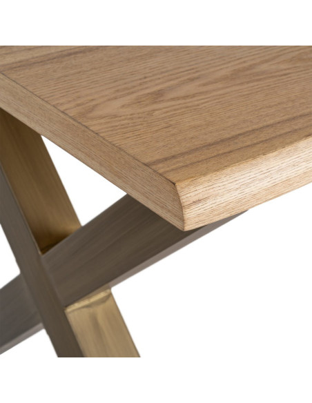 MESA COMEDOR DM-METAL SALÓN 180 X 90 X 77 CM 