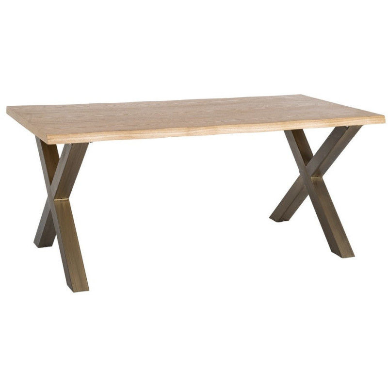 MESA COMEDOR DM-METAL SALÓN 180 X 90 X 77 CM