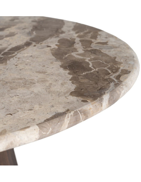 MESA CENTRO MADERA-MÁRMOL SALÓN 90 X 90 X 40 CM 
