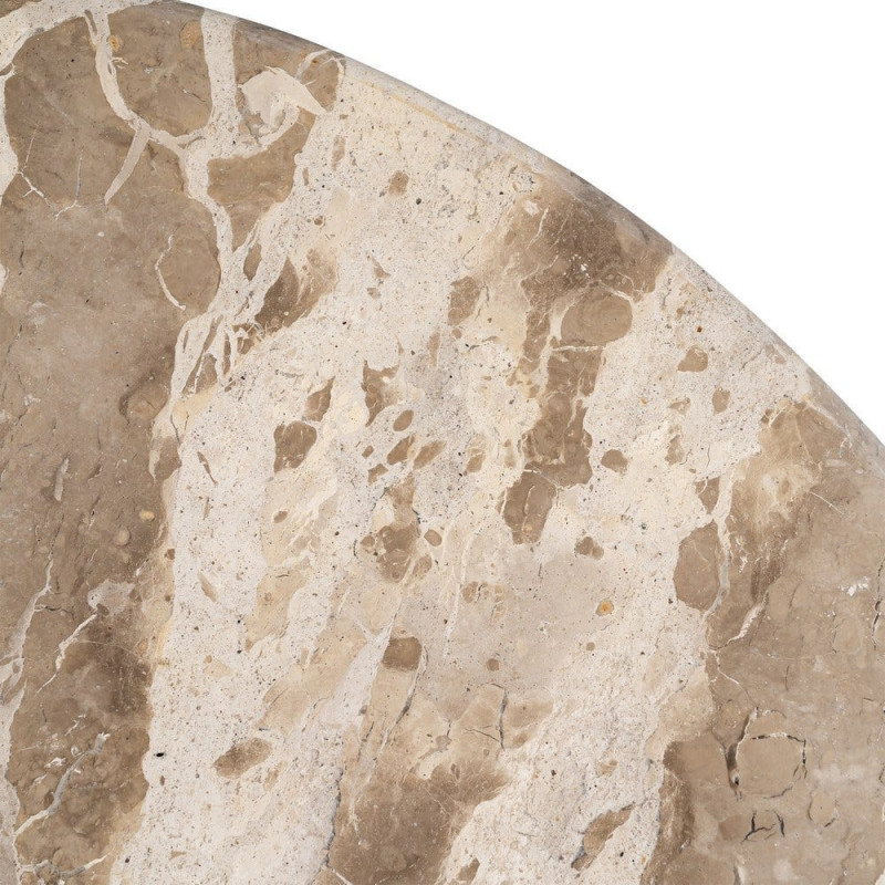 MESA CENTRO MADERA-MÁRMOL SALÓN 90 X 90 X 40 CM 