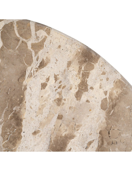 MESA CENTRO MADERA-MÁRMOL SALÓN 90 X 90 X 40 CM 