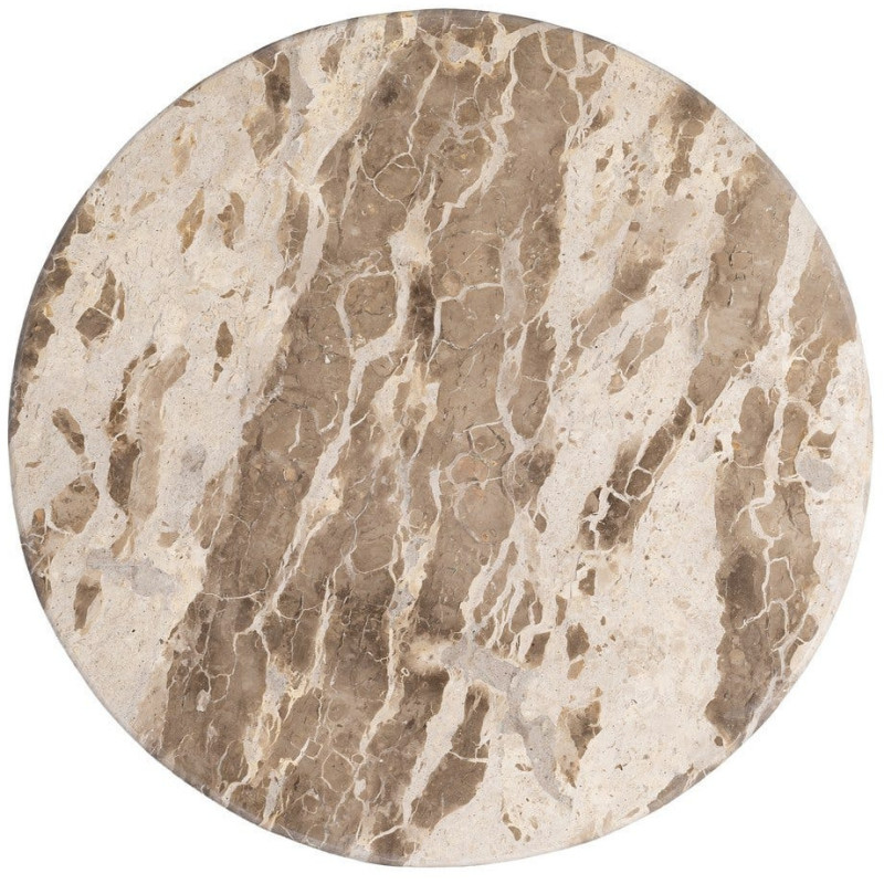 MESA CENTRO MADERA-MÁRMOL SALÓN 90 X 90 X 40 CM 