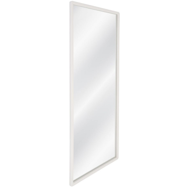 Grand miroir mural blanc cassé bois de paulownia 80x180 cm Liméro Ixia - 2
