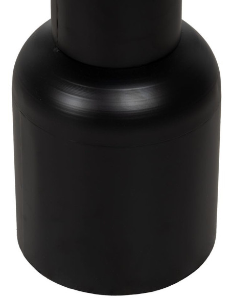 MESITA NEGRO METAL-MÁRMOL 45 X 45 X 46 CM 