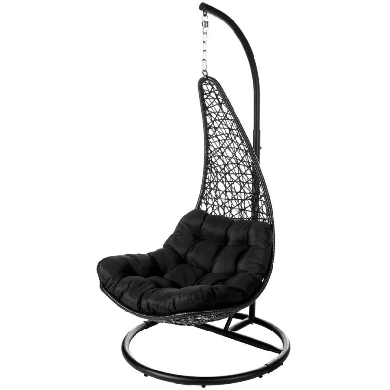 SILLA LÁGRIMA DIDO CON MÁSTIL NEGRO 104 X 104 X 192 CM 