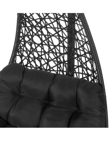SILLA LÁGRIMA DIDO CON MÁSTIL NEGRO 104 X 104 X 192 CM 
