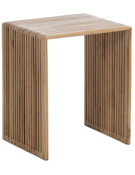 S/3 MESA AUXILIAR NATURAL MADERA DE TECA 41 X 34 X 50 CM 