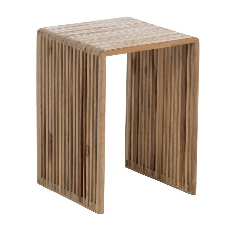 S/3 MESA AUXILIAR NATURAL MADERA DE TECA 41 X 34 X 50 CM 