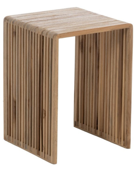 S/3 MESA AUXILIAR NATURAL MADERA DE TECA 41 X 34 X 50 CM 