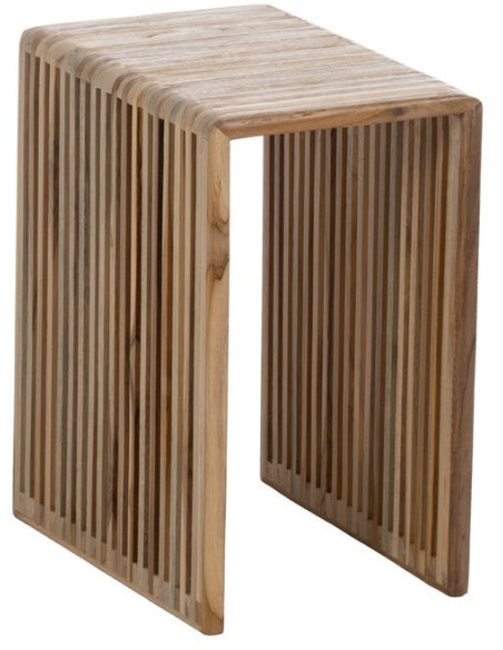 S/3 MESA AUXILIAR NATURAL MADERA DE TECA 41 X 34 X 50 CM 