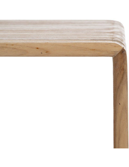 S/3 MESA AUXILIAR NATURAL MADERA DE TECA 41 X 34 X 50 CM 