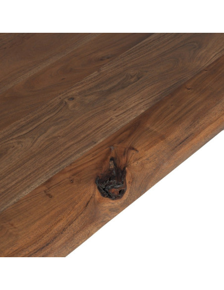 MESA COMEDOR MARRÓN MADERA DE ACACIA 280 X 100 X 77 CM 
