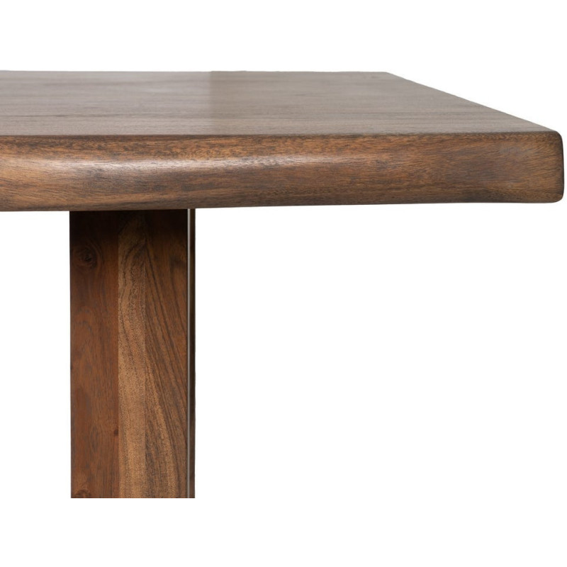 MESA COMEDOR MARRÓN MADERA DE ACACIA 280 X 100 X 77 CM 