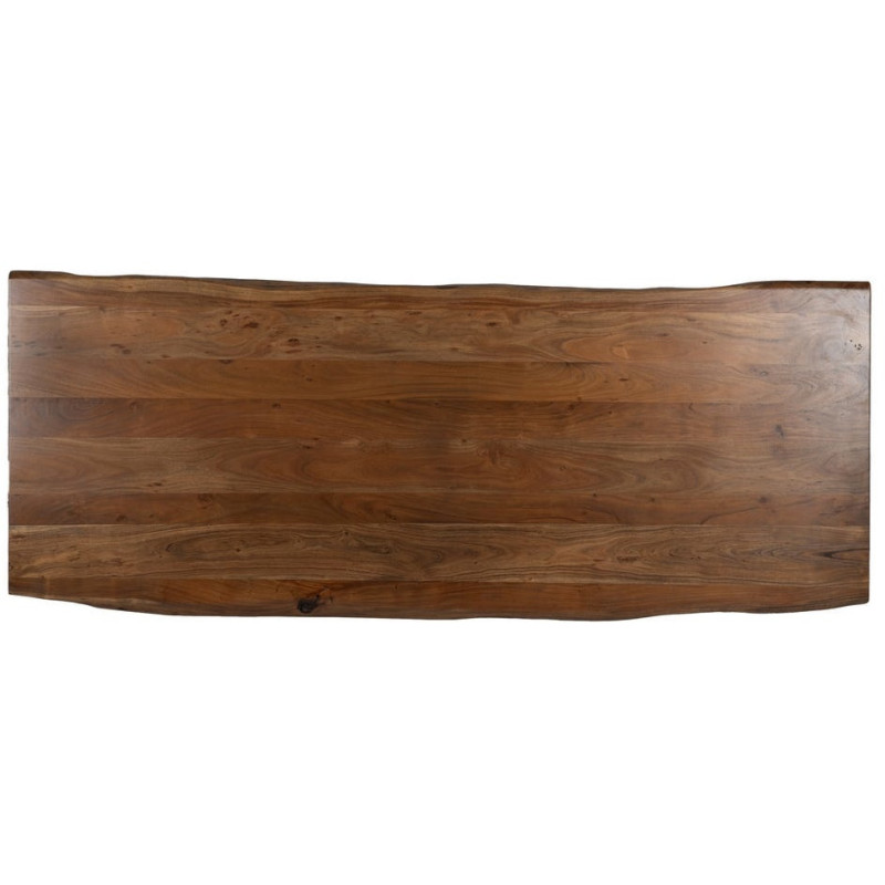 MESA COMEDOR MARRÓN MADERA DE ACACIA 280 X 100 X 77 CM 