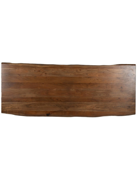 MESA COMEDOR MARRÓN MADERA DE ACACIA 280 X 100 X 77 CM 