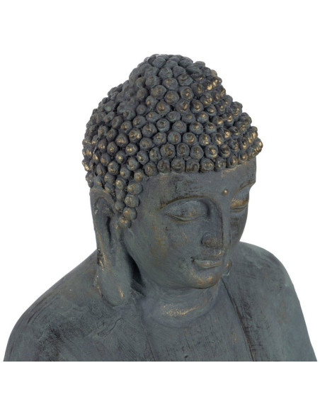 ESCULTURA BUDA FIBRA DE MAGNESIO 50 X 35 X 62 CM 