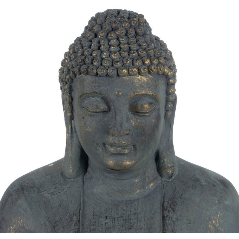 ESCULTURA BUDA FIBRA DE MAGNESIO 50 X 35 X 62 CM 