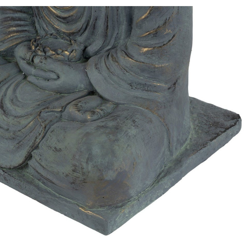 ESCULTURA BUDA FIBRA DE MAGNESIO 50 X 35 X 62 CM 