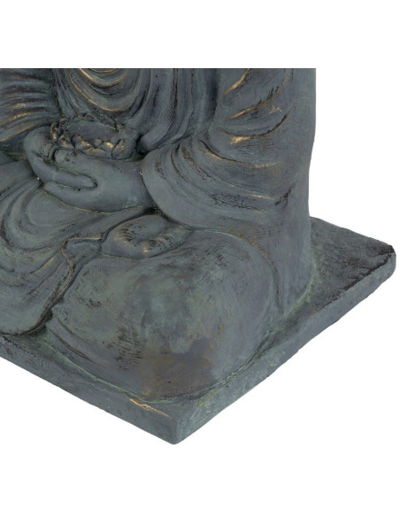 ESCULTURA BUDA FIBRA DE MAGNESIO 50 X 35 X 62 CM 
