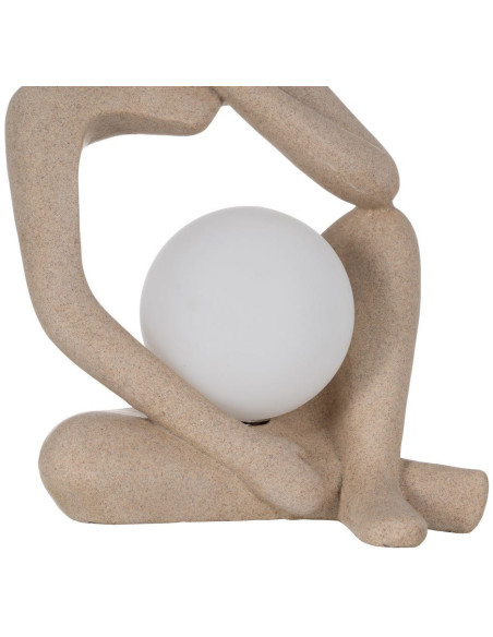 LÁMPARA MESA MUJER ARENA RESINA 24 X 23,50 X 35 CM 